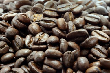 Kavrulmuş kahve çekirdeği.