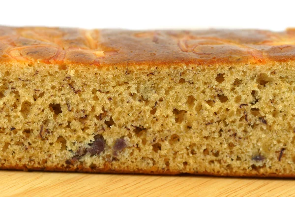 Banana cake with cheese — Stock Photo, Image