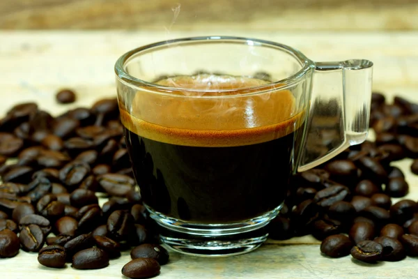 Espressokaffe — Stockfoto