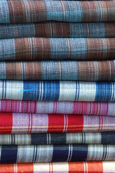 織布手作り、タイ. — ストック写真