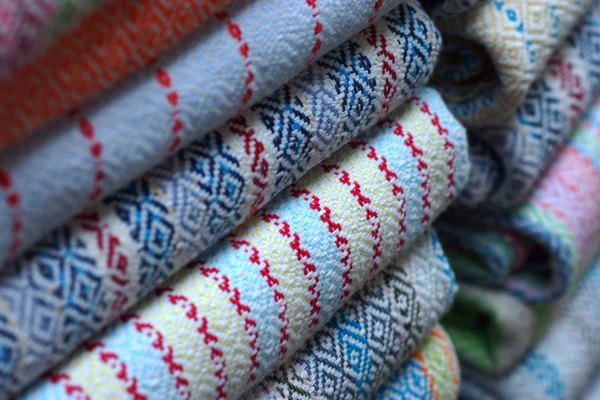 梭织的面料手工制作的泰国. — 图库照片