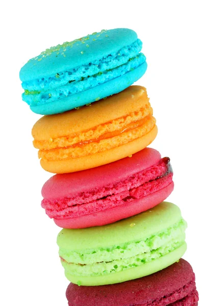 Traditionele franse kleurrijke macarons — Stockfoto