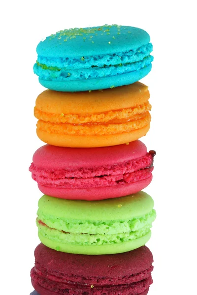 Traditionele franse kleurrijke macarons — Stockfoto