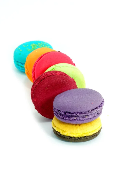 Traditionelle französische farbenfrohe Macarons — Stockfoto