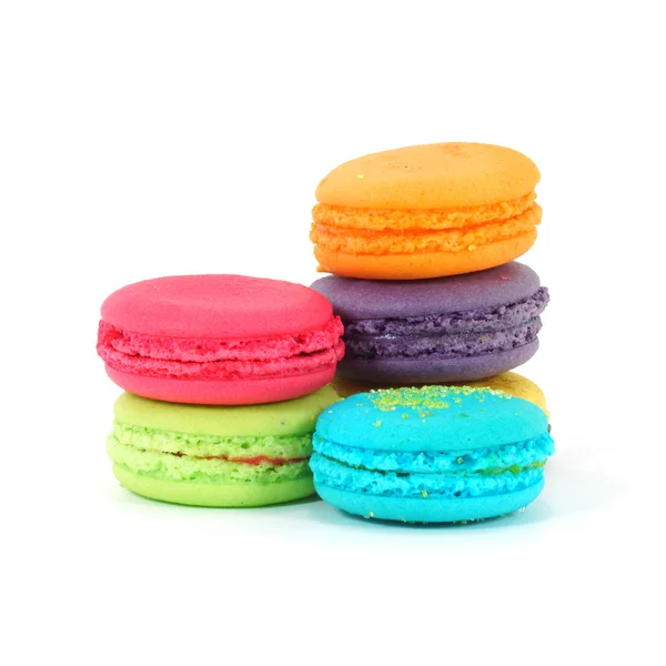 Macarons coloridos franceses tradicionais — Fotografia de Stock