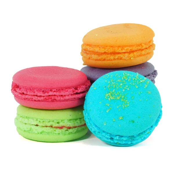 Macarons coloridos franceses tradicionais — Fotografia de Stock