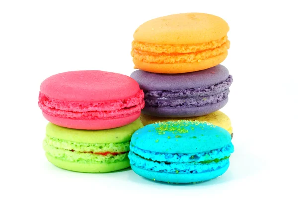 Macarons coloridos franceses tradicionais — Fotografia de Stock