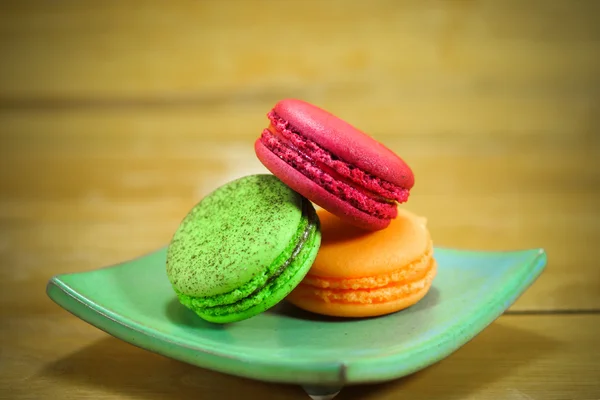 Traditional french colorful macarons — Stock Photo, Image