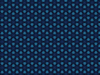 Derin mavi arkaplanda soyut mavi desen resmi.