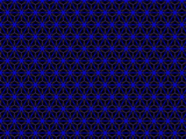 Abstrato Imagem Padrão Linha Azul Fundo Preto — Fotografia de Stock
