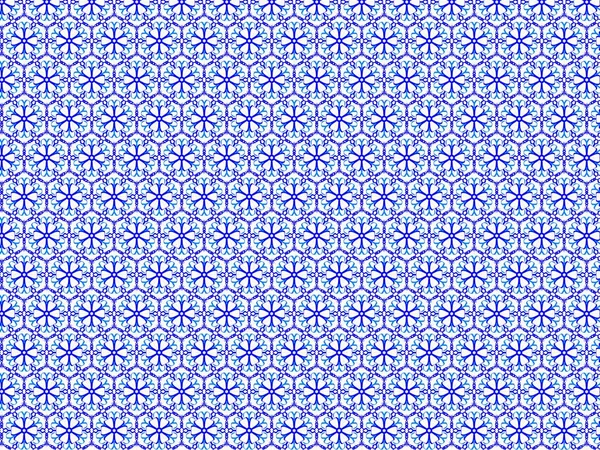 Imagen Patrón Línea Azul Abstracta Sobre Fondo Blanco — Foto de Stock