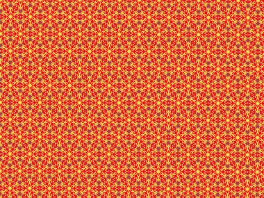 Kırmızı arkaplanda soyut renk çizgisi deseni.