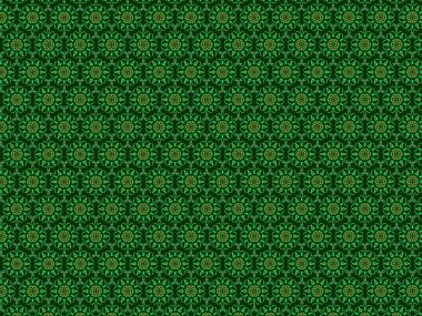 Yeşil arkaplanda soyut renk çizgisi deseni.