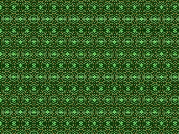 Абстрактний Кольоровий Візерунок Лінії Зеленому Фоні — стокове фото