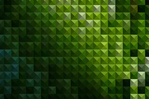 Абстрактный Треугольник Квадратном Фоне Зеленым Цветом Тона — стоковое фото