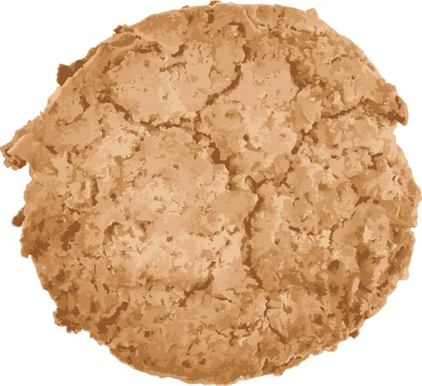 Sammanfattning Cookies Vit Bakgrund — Stockfoto
