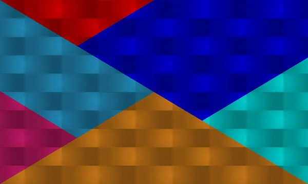 Abstraktní Čtvercové Vícebarevné Pozadí Stínem — Stockový vektor