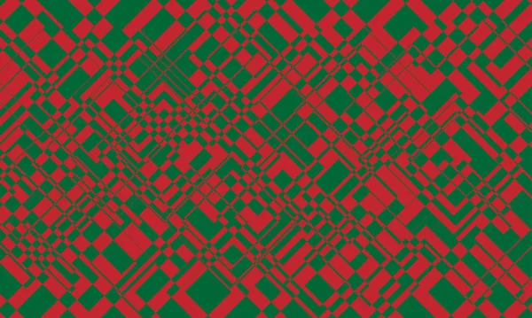 Abstrato Quadrado Vermelho Com Fundo Cor Verde —  Vetores de Stock