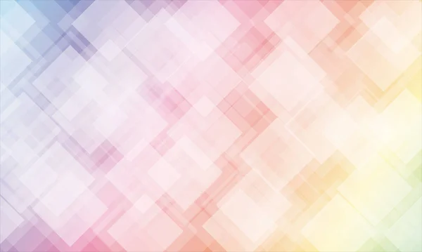 Абстрактно Мягкий Многоквадратный Цветным Фоном — стоковый вектор