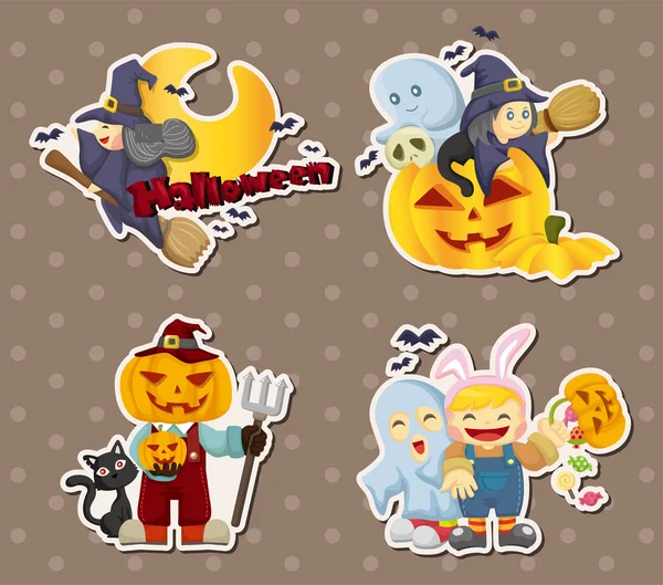 Stickers Halloween — Image vectorielle
