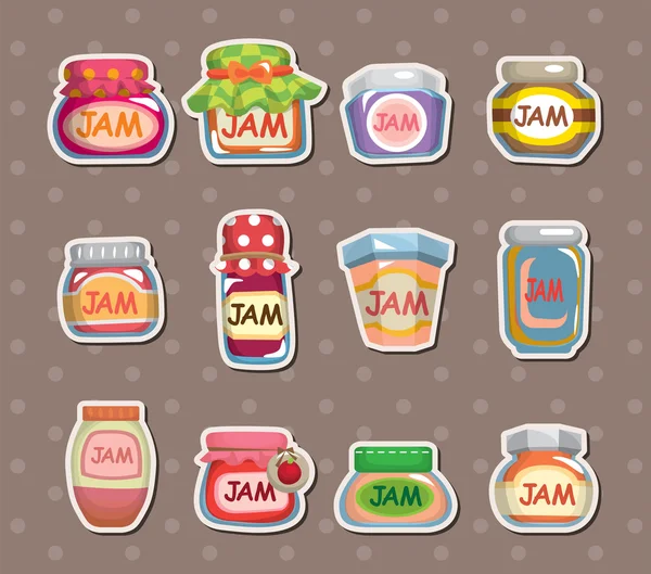 Jam matricák — Stock Vector