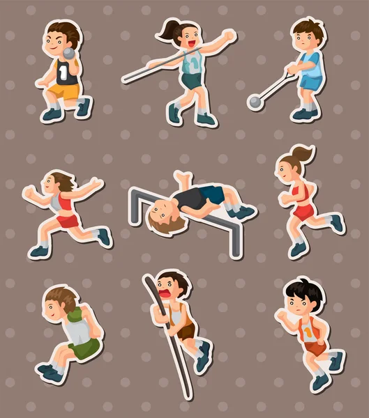 Sport stickers — Stock Vector