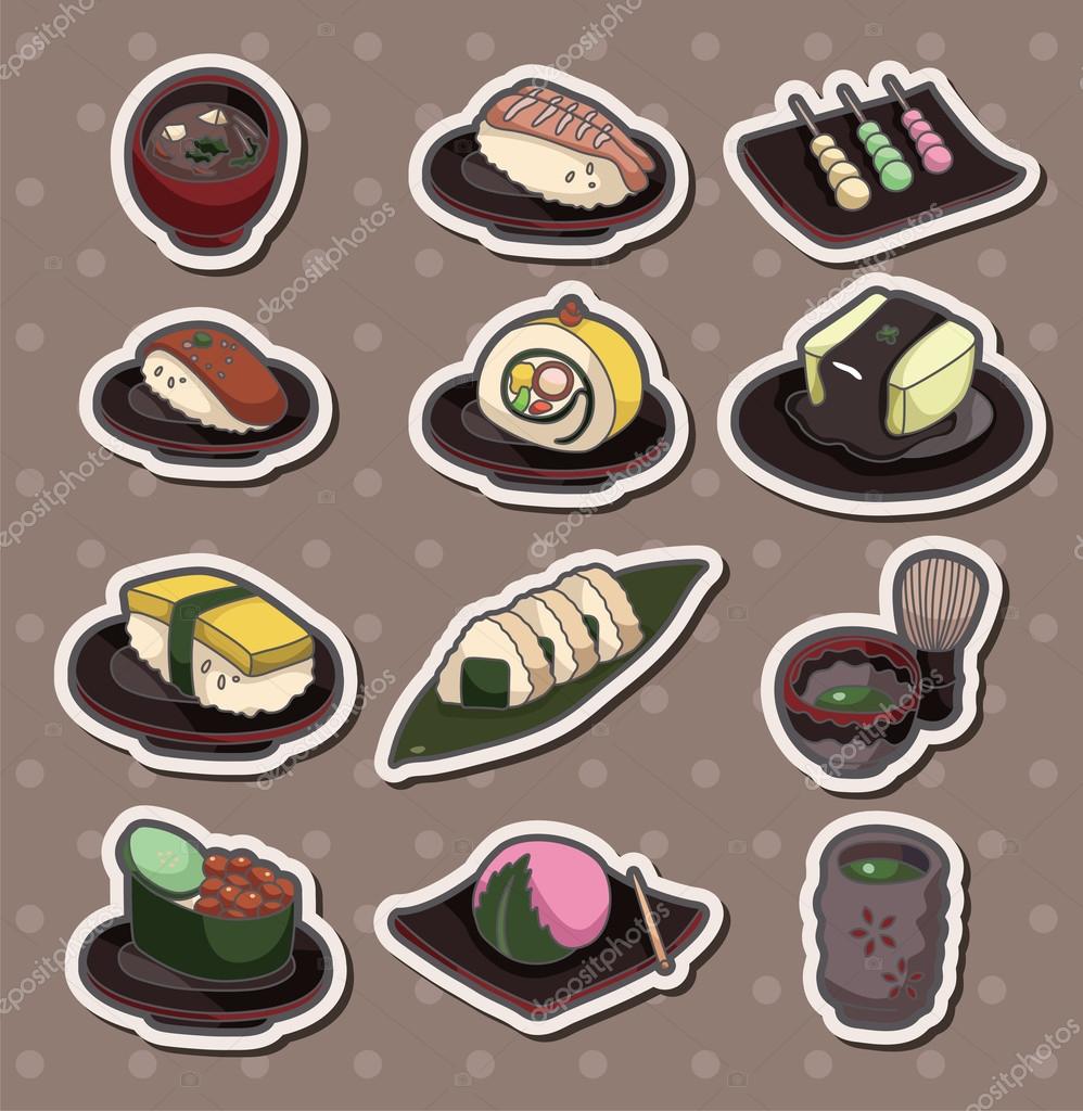 Cartoon Japanese food stickers Stock Vector Image by ©mocoo2003 #13525590 Cartoon Japanese food stickers Stock Vector Image by ©mocoo2003 #13525590