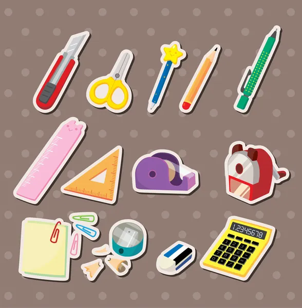 Briefpapier stickers — Stockvector