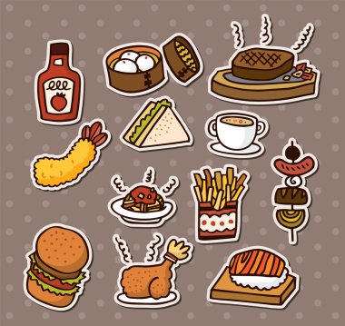 Fast food etiketleri