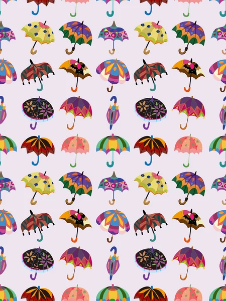 Patrón de paraguas sin costura — Archivo Imágenes Vectoriales