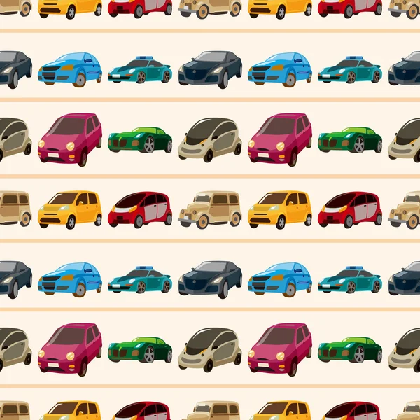 Modèle de voiture sans couture — Image vectorielle