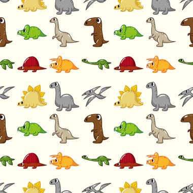 naadloze dinosaur patroon