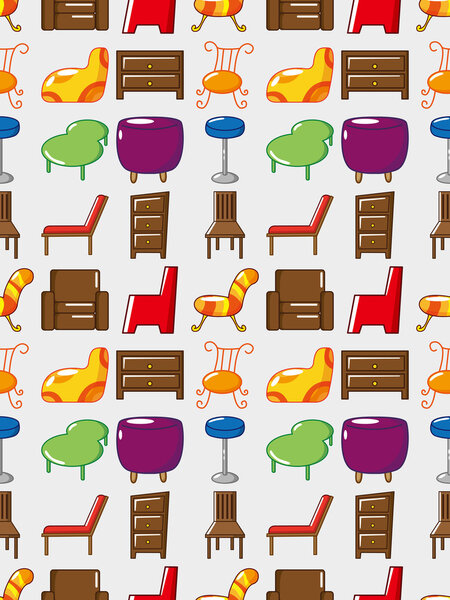 seamless Furniture pattern