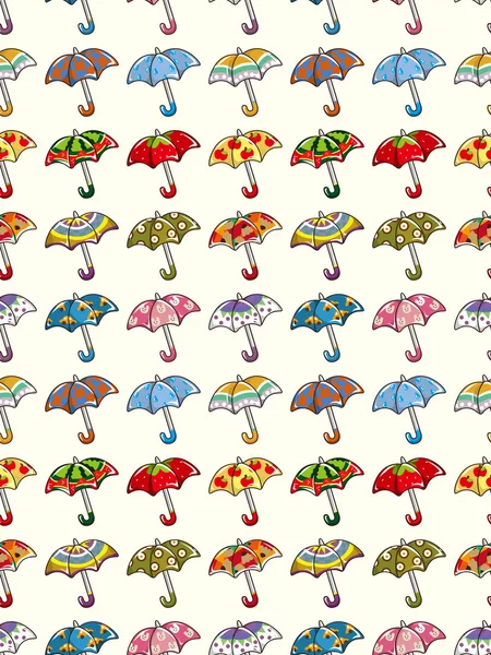 Άνευ ραφής ομπρέλα μοτίβο — Διανυσματικό Αρχείο
