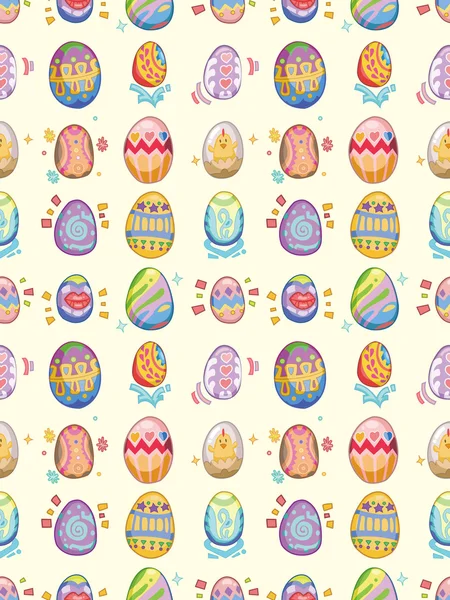 Vzor bezešvé velikonoční vajíčko — Stockový vektor