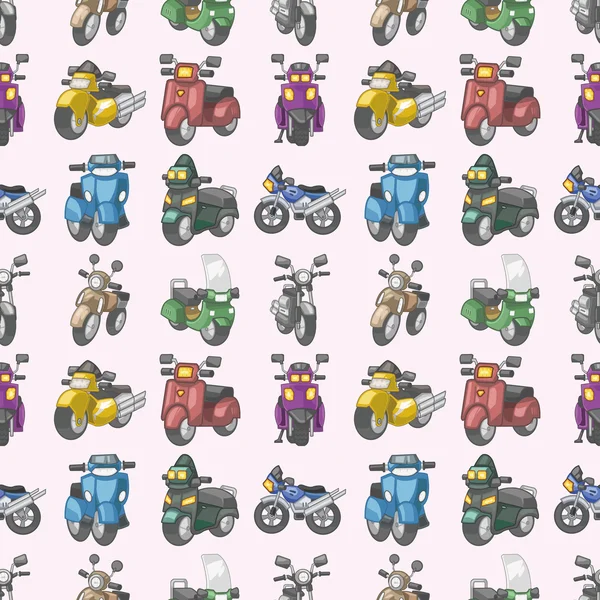 Sömlös motorcyklar mönster — Stock vektor