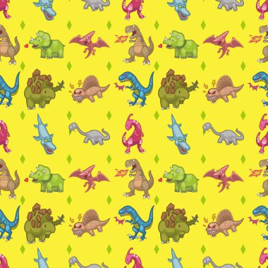 naadloze dinosaur patroon