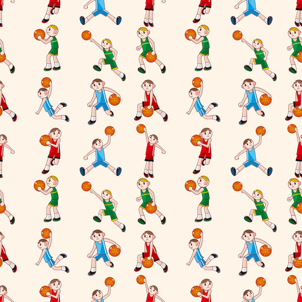 seamless basketball pattern