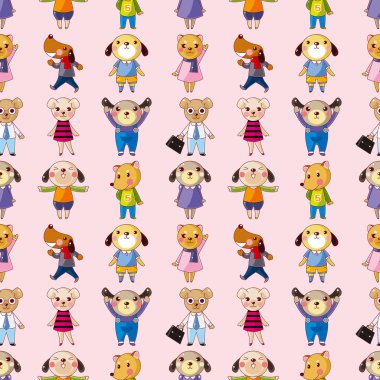 Dikişsiz köpek desen