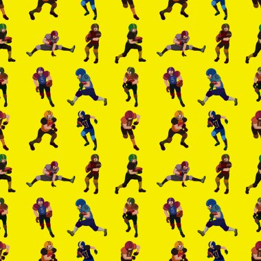 Dikişsiz futbol desen