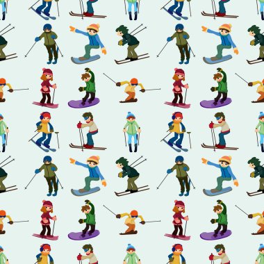 Dikişsiz Kayak desen