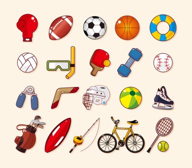 Spor öğe simgeler kümesi