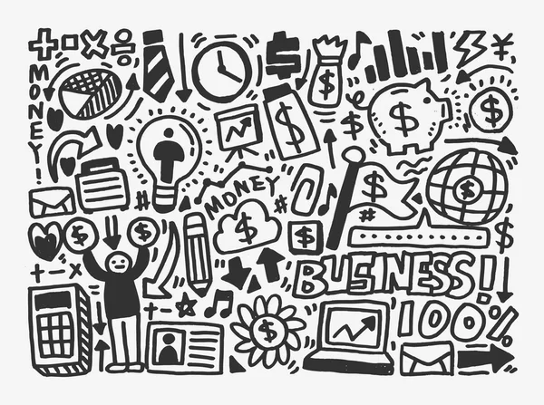 Doodle business element — Stock vektor