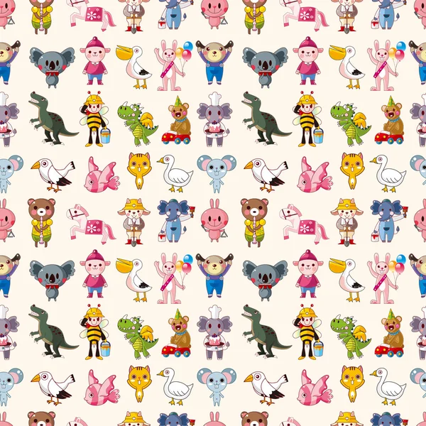 Modèle animal sans couture — Image vectorielle