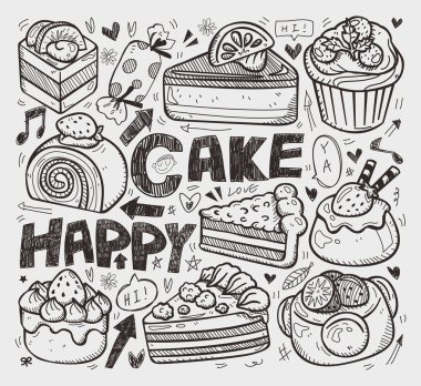 Doodle kek öğesi
