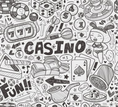 Dikişsiz casino desen