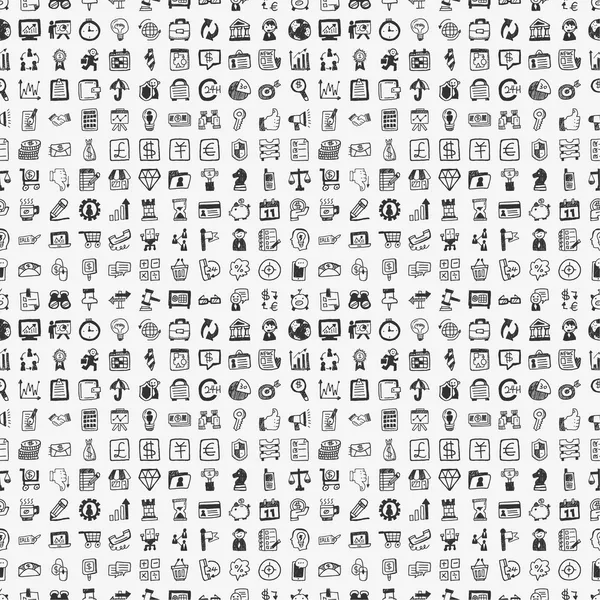 seamless 100 doodle iş modeli
