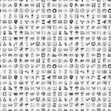 Dikişsiz doodle iş modeli