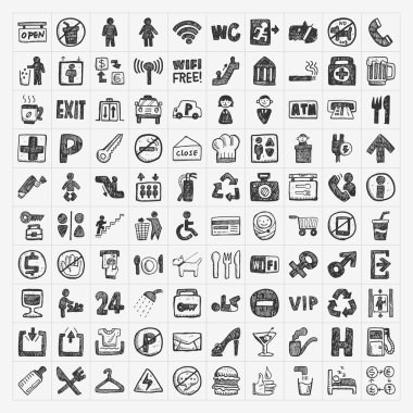 Doodle genel işareti simgesi