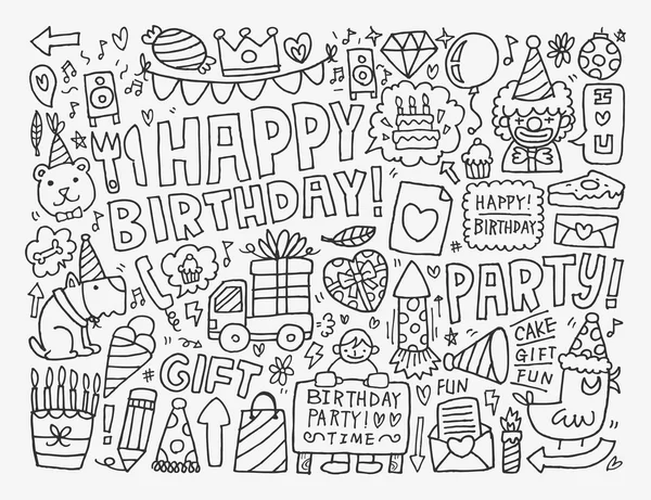 Birthday party background — Stock Vector